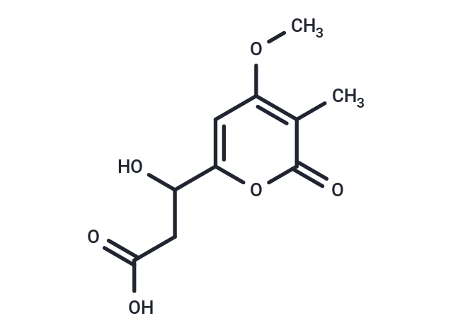 3-hydroxy-3-(4-methoxy-3-methyl-2-oxo-2H-pyran-6-yl)propanoic acid