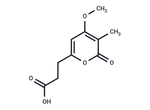 3-(4-methoxy-3-methyl-2-oxo-2H-pyran-6-yl)propanoic acid