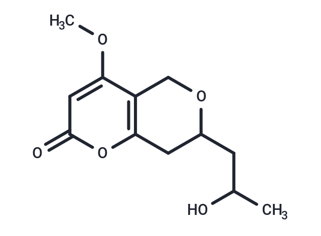7-(2-hydroxypropyl)-4-methoxy-2H,5H,7H,8H-pyrano[3,2-c]pyran-2-one
