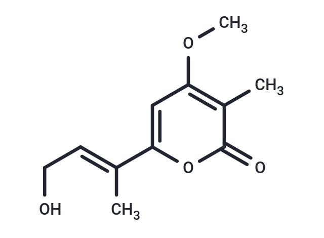 6-[(2E)-4-hydroxybut-2-en-2-yl]-4-methoxy-3-methyl-2H-pyran-2-one