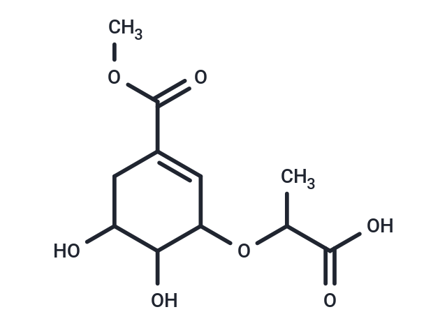 2-{[5,6-dihydroxy-3-(methoxycarbonyl)cyclohex-2-en-1-yl]oxy}propanoic acid