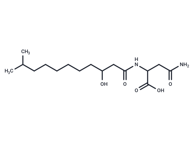 3-carbamoyl-2-(3-hydroxy-10-methylundecanamido)propanoic acid
