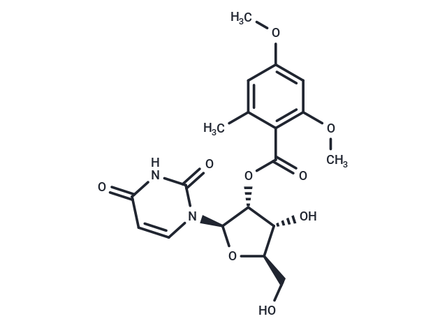 (2R,3R,4R,5R)-2-(2,4-dioxo-1,2,3,4-tetrahydropyrimidin-1-yl)-4-hydroxy-5-(hydroxymethyl)oxolan-3-yl 2,4-dimethoxy-6-methylbenzoate
