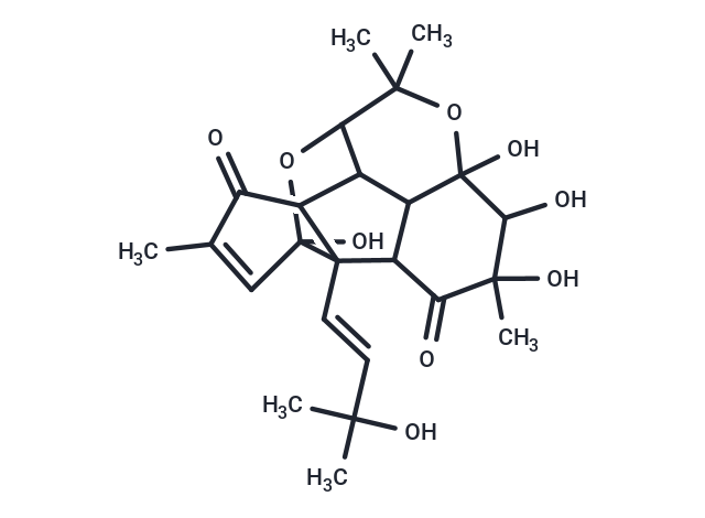 1,6,7,8-tetrahydroxy-17-(3-hydroxy-3-methylbut-1-en-1-yl)-4,4,8,15-tetramethyl-2,5-dioxapentacyclo[8.6.1.0^{3,12}.0^{6,11}.0^{13,17}]heptadec-15-ene-9,14-dione