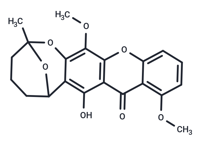3-hydroxy-7,14-dimethoxy-17-methyl-12,16,21-trioxapentacyclo[15.3.1.0^{2,15}.0^{4,13}.0^{6,11}]henicosa-2(15),3,6,8,10,13-hexaen-5-one