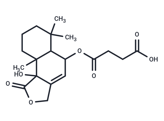 4-({9b-hydroxy-6,6,9a-trimethyl-1-oxo-1H,3H,5H,5aH,6H,7H,8H,9H,9aH,9bH-naphtho[1,2-c]furan-5-yl}oxy)-4-oxobutanoic acid