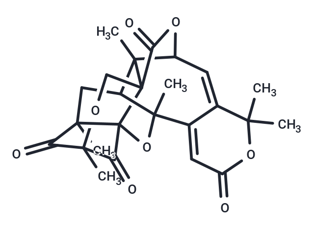 7,7,12,16,18,21-hexamethyl-3,8,13,23-tetraoxaheptacyclo[14.5.2.0^{1,14}.0^{4,21}.0^{6,11}.0^{12,20}.0^{14,18}]tricosa-5,10-diene-2,9,15,17-tetrone