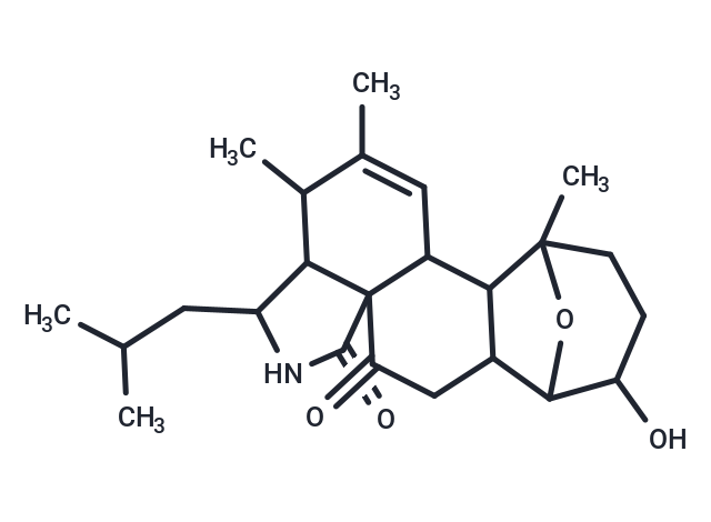 16-hydroxy-1,5,6-trimethyl-8-(2-methylpropyl)-19-oxa-9-azapentacyclo[13.3.1.0^{2,14}.0^{3,11}.0^{7,11}]nonadec-4-ene-10,12-dione