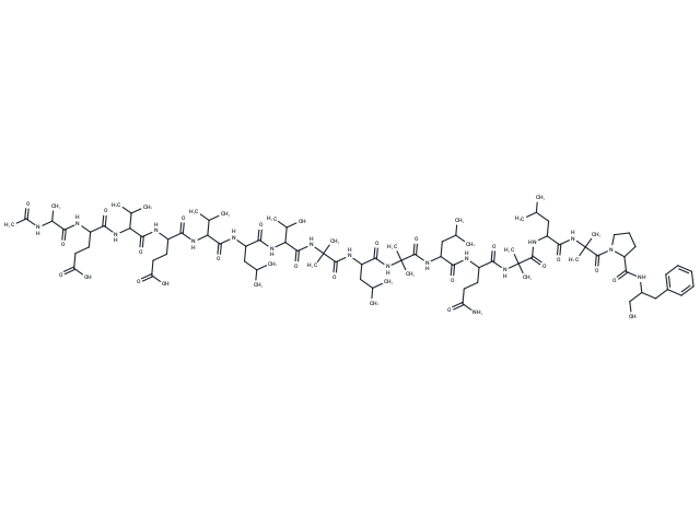 4-({1-[(1-{[1-({1-[(1-{[1-({1-[(3-carbamoyl-1-{[1-({1-[(1-{2-[(1-hydroxy-3-phenylpropan-2-yl)carbamoyl]pyrrolidin-1-yl}-2-methyl-1-oxopropan-2-yl)carbamoyl]-3-methylbutyl}carbamoyl)-1-methylethyl]carbamoyl}propyl)carbamoyl]-3-methylbutyl}carbamoyl)-1-methylethyl]carbamoyl}-3-methylbutyl)carbamoyl]-1-methylethyl}carbamoyl)-2-hydroxypropyl]carbamoyl}-3-methylbutyl)carbamoyl]-2-methylpropyl}carbamoyl)-4-{2-[4-carboxy-2-(2-acetamidopropanamido)butanamido]-3-methylbutanamido}butanoic acid