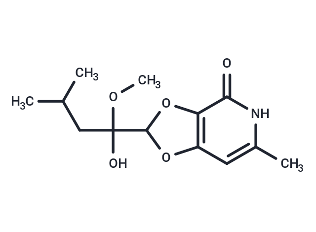 2-(1-hydroxy-1-methoxy-3-methylbutyl)-6-methyl-2H,4H,5H-[1,3]dioxolo[4,5-c]pyridin-4-one