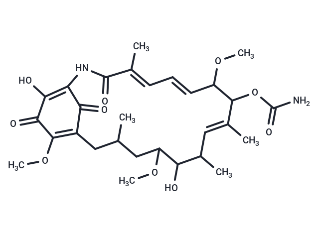 (4E,6E,10E)-13,21-dihydroxy-8,14,19-trimethoxy-4,10,12,16-tetramethyl-3,20,22-trioxo-2-azabicyclo[16.3.1]docosa-1(21),4,6,10,18-pentaen-9-yl carbamate