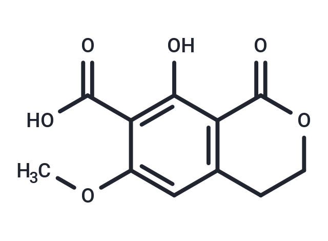 8-hydroxy-6-methoxy-1-oxo-3,4-dihydro-1H-2-benzopyran-7-carboxylic acid