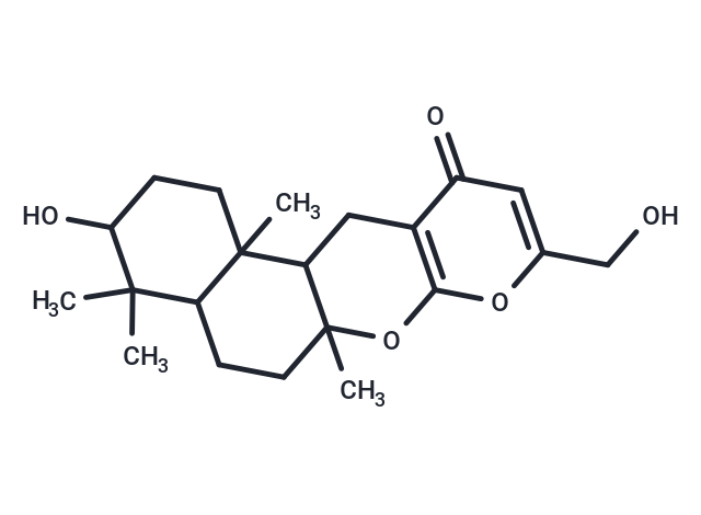 8-hydroxy-2-(hydroxymethyl)-5b,9,9,11a-tetramethyl-4,5,5a,5b,6,7,8,9,9a,10,11,11a-dodecahydro-1,12-dioxatetraphen-4-one