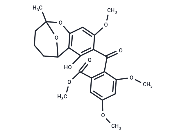 methyl 2-{3-hydroxy-5-methoxy-9-methyl-8,13-dioxatricyclo[7.3.1.0^{2,7}]trideca-2(7),3,5-triene-4-carbonyl}-3,5-dimethoxybenzoate