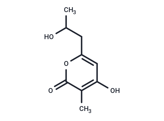 4-hydroxy-6-(2-hydroxypropyl)-3-methyl-2H-pyran-2-one