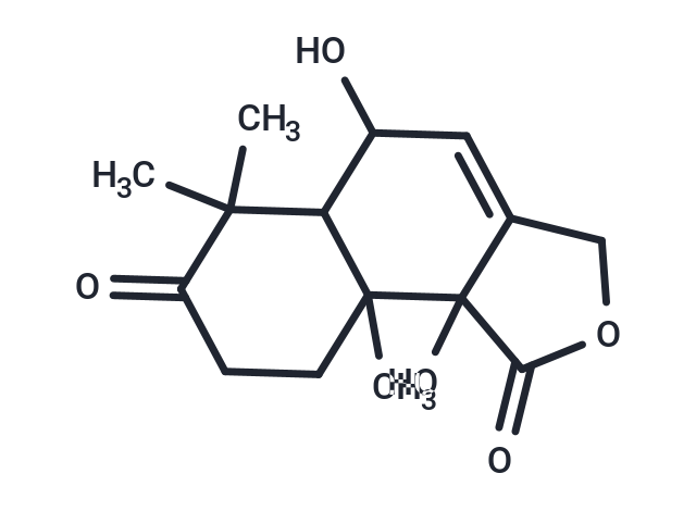 5,9b-dihydroxy-6,6,9a-trimethyl-1H,3H,5H,5aH,6H,7H,8H,9H,9aH,9bH-naphtho[1,2-c]furan-1,7-dione