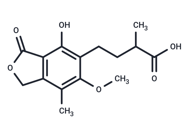 4-(4-hydroxy-6-methoxy-7-methyl-3-oxo-1,3-dihydro-2-benzofuran-5-yl)-2-methylbutanoic acid