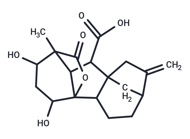 12,14-dihydroxy-11-methyl-6-methylidene-16-oxo-15-oxapentacyclo[9.3.2.1^{5,8}.0^{1,10}.0^{2,8}]heptadecane-9-carboxylic acid