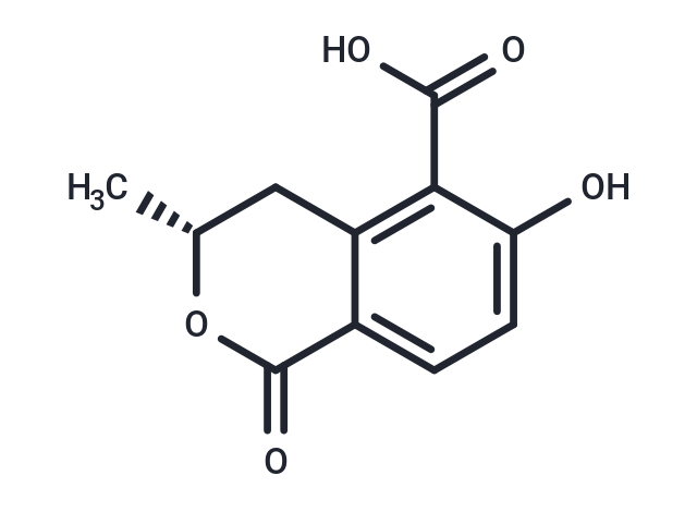 (3R)-6-hydroxy-3-methyl-1-oxo-3,4-dihydro-1H-2-benzopyran-5-carboxylic acid