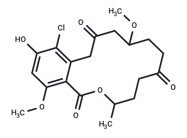 13-chloro-14-hydroxy-9,16-dimethoxy-3-methyl-3,4,5,6,7,8,9,10,11,12-decahydro-1H-2-benzoxacyclotetradecine-1,6,11-trione