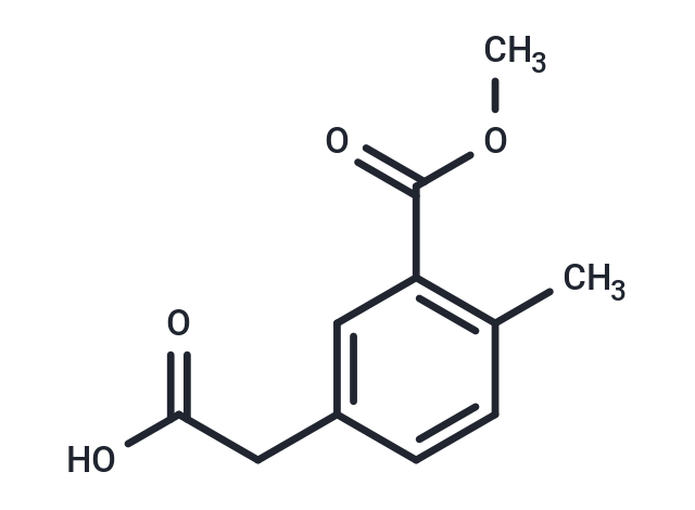 2-[3-(methoxycarbonyl)-4-methylphenyl]acetic acid