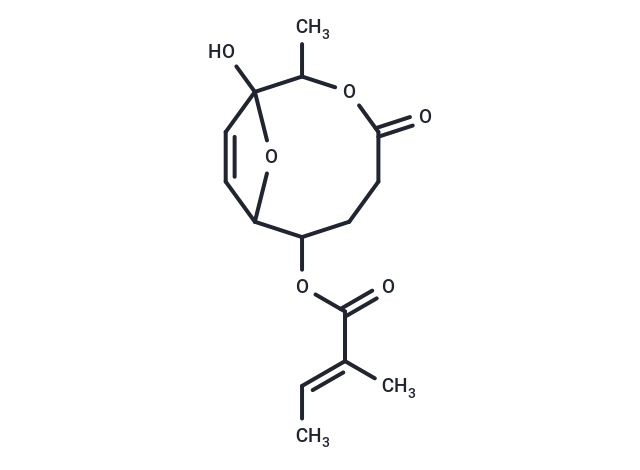 1-hydroxy-2-methyl-4-oxo-3,11-dioxabicyclo[6.2.1]undec-9-en-7-yl (2E)-2-methylbut-2-enoate