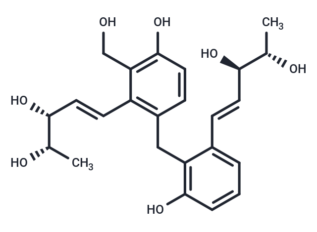 (2S,3R,4E)-5-[2-({2-[(1E,3R,4S)-3,4-dihydroxypent-1-en-1-yl]-4-hydroxy-3-(hydroxymethyl)phenyl}methyl)-3-hydroxyphenyl]pent-4-ene-2,3-diol