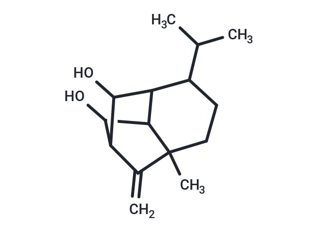 7-methyl-10-methylidene-4-(propan-2-yl)tricyclo[5.2.1.0^{3,8}]decane-2,9-diol