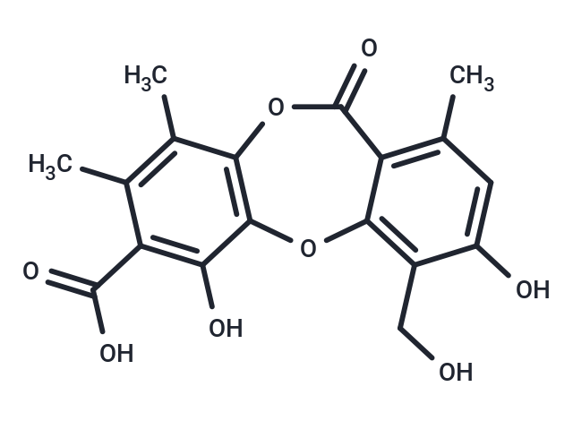4,14-dihydroxy-15-(hydroxymethyl)-6,7,12-trimethyl-10-oxo-2,9-dioxatricyclo[9.4.0.0^{3,8}]pentadeca-1(15),3(8),4,6,11,13-hexaene-5-carboxylic acid