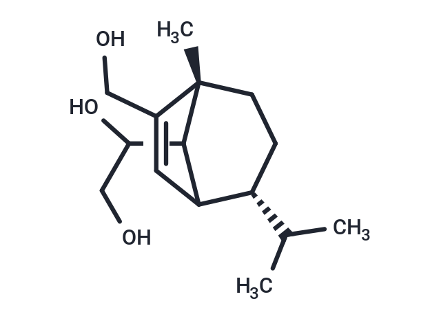 1-[(1R,4R)-7-(hydroxymethyl)-1-methyl-4-(propan-2-yl)bicyclo[3.2.1]oct-6-en-8-yl]ethane-1,2-diol