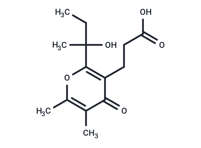 3-[2-(2-hydroxybutan-2-yl)-5,6-dimethyl-4-oxo-4H-pyran-3-yl]propanoic acid