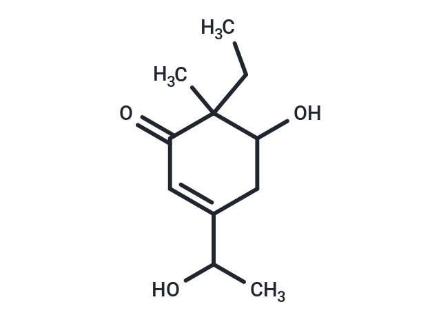 6-ethyl-5-hydroxy-3-(1-hydroxyethyl)-6-methylcyclohex-2-en-1-one