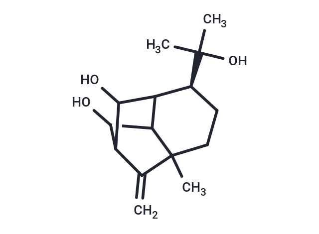 (4S)-4-(2-hydroxypropan-2-yl)-7-methyl-10-methylidenetricyclo[5.2.1.0^{3,8}]decane-2,9-diol