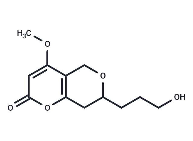 7-(3-hydroxypropyl)-4-methoxy-2H,5H,7H,8H-pyrano[3,2-c]pyran-2-one
