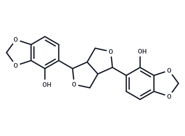 5-[4-(4-hydroxy-2H-1,3-benzodioxol-5-yl)-hexahydrofuro[3,4-c]furan-1-yl]-2H-1,3-benzodioxol-4-ol