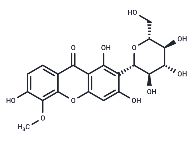 1,3,6-trihydroxy-5-methoxy-2-[3,4,5-trihydroxy-6-(hydroxymethyl)oxan-2-yl]-9H-xanthen-9-one