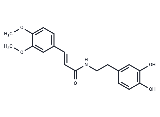 (2E)-N-[2-(3,4-dihydroxyphenyl)ethyl]-3-(3,4-dimethoxyphenyl)prop-2-enamide