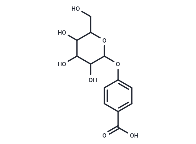 4-{[3,4,5-trihydroxy-6-(hydroxymethyl)oxan-2-yl]oxy}benzoic acid