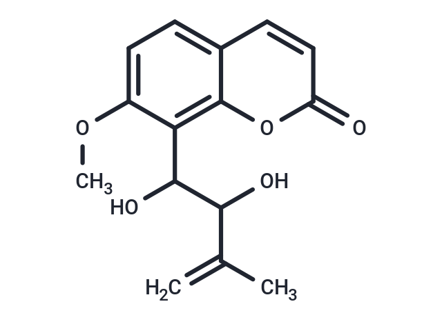 8-(1,2-dihydroxy-3-methylbut-3-en-1-yl)-7-methoxy-2H-chromen-2-one