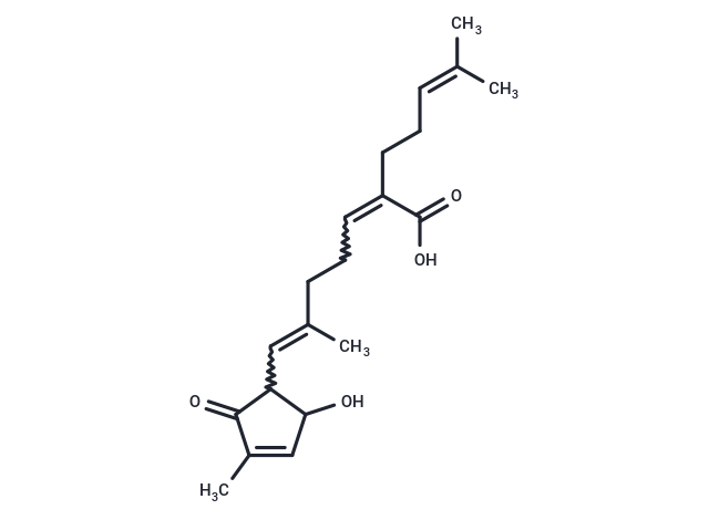7-(5-hydroxy-3-methyl-2-oxocyclopent-3-en-yl)-6-methyl-2-(4-methylpent-3-en-1-yl)hepta-dienoic acid