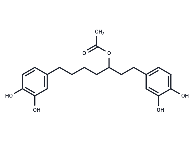 1,7-bis(3,4-dihydroxyphenyl)heptan-3-yl acetate