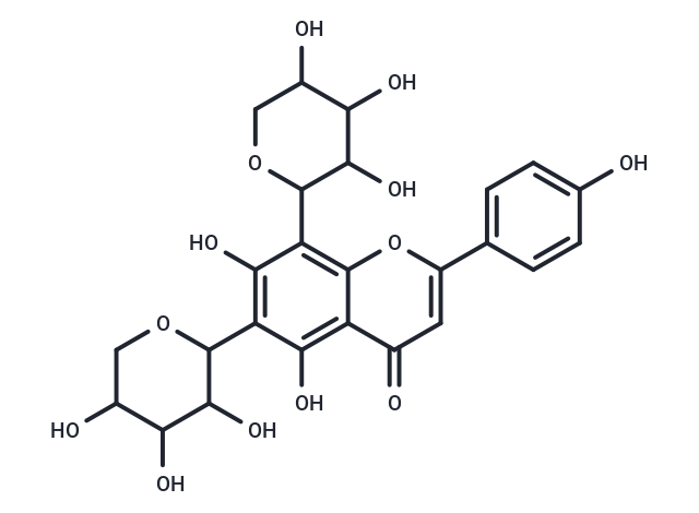 5,7-dihydroxy-2-(4-hydroxyphenyl)-6,8-bis(3,4,5-trihydroxyoxan-2-yl)-4H-chromen-4-one