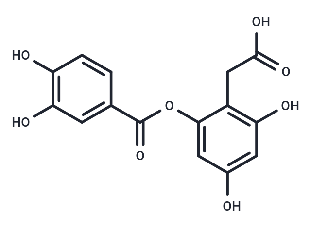 2-[2-(3,4-dihydroxybenzoyloxy)-4,6-dihydroxyphenyl]acetic acid