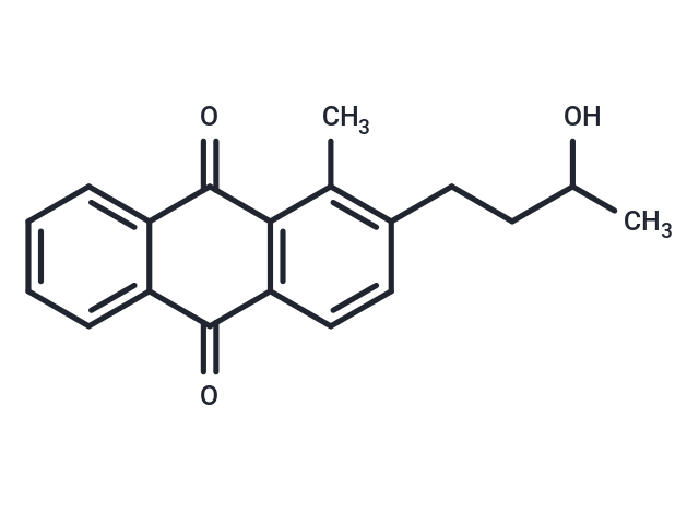2-(3-hydroxybutyl)-1-methyl-9,10-dihydroanthracene-9,10-dione