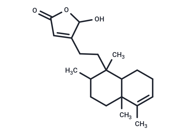4-[2-(1,2,4a,5-tetramethyl-octahydronaphthalen-1-yl)ethyl]-5-hydroxy-2,5-dihydrofuran-2-one