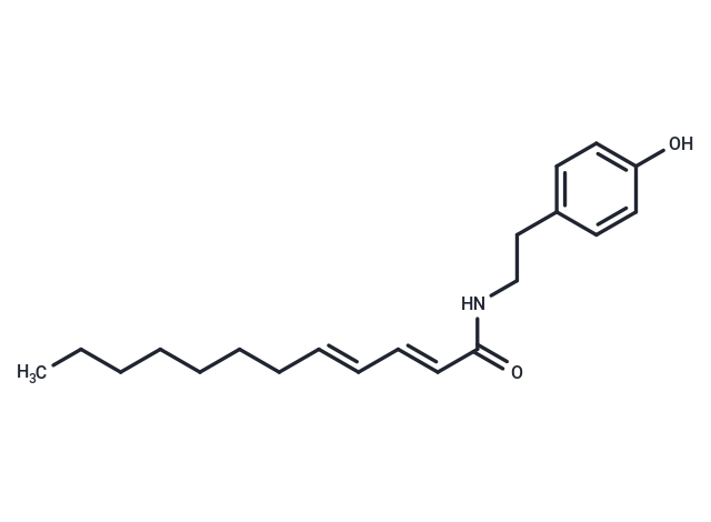 (2E,4E)-N-[2-(4-hydroxyphenyl)ethyl]dodeca-2,4-dienamide