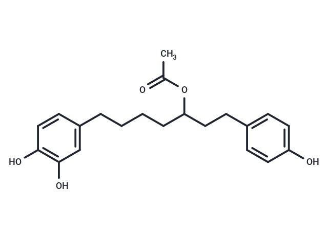 7-(3,4-dihydroxyphenyl)-1-(4-hydroxyphenyl)heptan-3-yl acetate