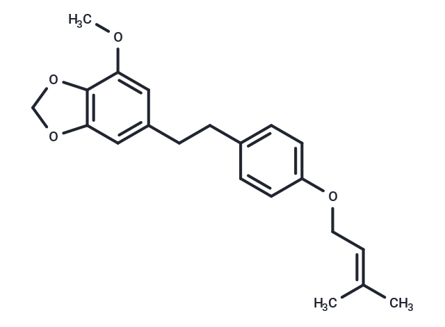 4-methoxy-6-(2-{4-[(3-methylbut-2-en-1-yl)oxy]phenyl}ethyl)-2H-1,3-benzodioxole