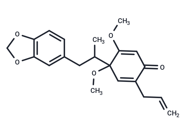 4-[1-(2H-1,3-benzodioxol-5-yl)propan-2-yl]-4,5-dimethoxy-2-(prop-2-en-1-yl)cyclohexa-2,5-dien-1-one