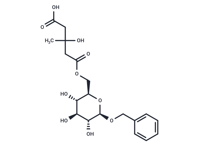 5-{[(2R,3S,4S,5R,6R)-6-(benzyloxy)-trihydroxyoxan-2-yl]methoxy}-3-hydroxy-methyl-oxopentanoic acid